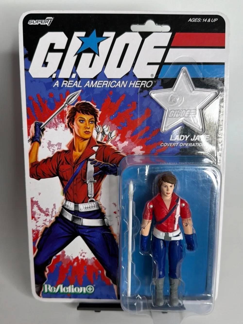 Super7 G.I. Joe ReAction+ Lady Jaye 250th Anniversary Figure